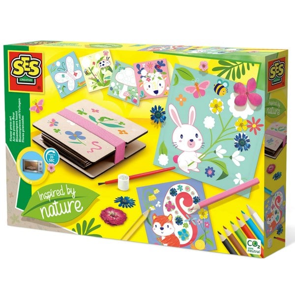 SES Creative Flower press art  - Inspired by nature