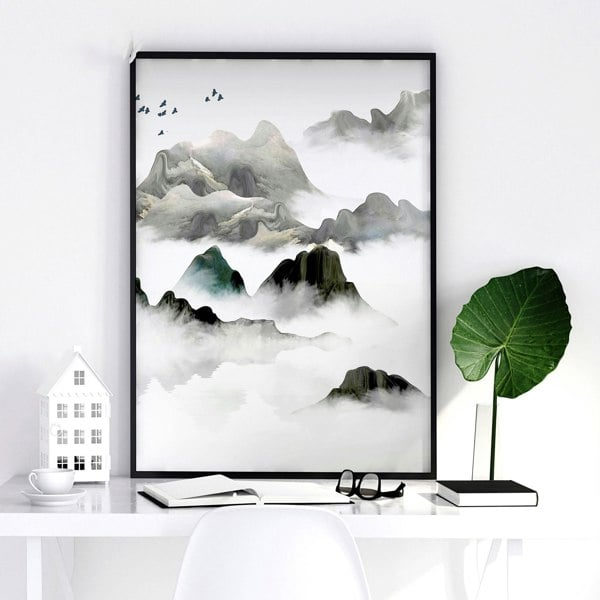 Art for a bedroom | set of 3 Japanese wall art