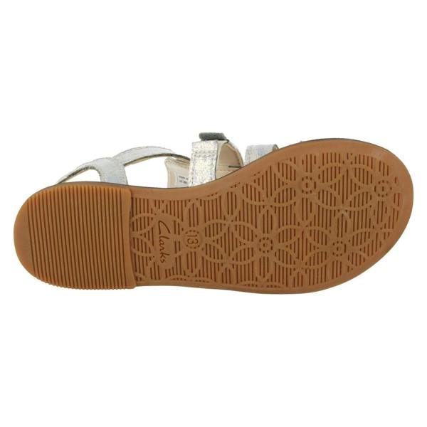 Clarks Girls Clarks Flat Summer Gladiator Sandals Loni Joy