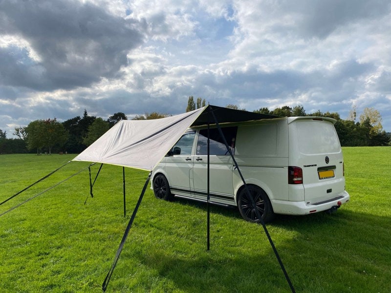 Rectangle Campervan Shade Canopy OLPRO , imageset:Charcoal