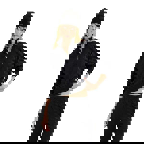 Ellesse Womens/Ladies Carrera Quarter Zip Sweatshirt - Black - 