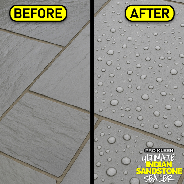 ProKleen Pro-Kleen Ultimate Indian Sandstone Sealer 10L - Protects Against Weathering, Stains, Oil & Grease