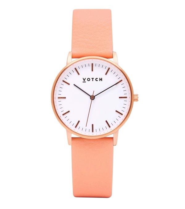 Votch Rose Gold & Coral Watch | Moment