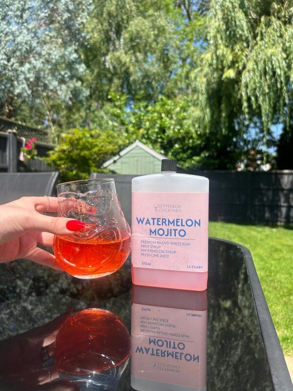Letterbox Cocktails Watermelon Mojito Mini Cocktail - 100ml Letterbox Gift