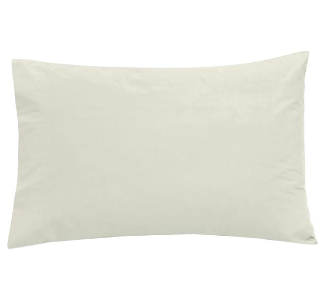Smart Living 100% Egyptian Cotton T-200 Housewife Pillowcase Pair - Ivory