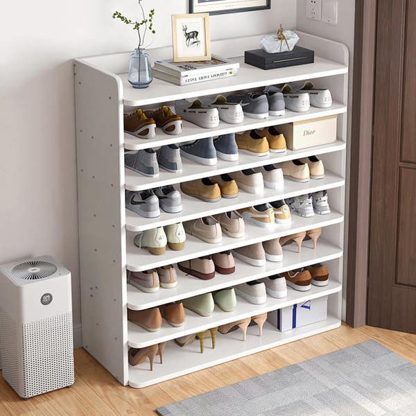 Living and Home 8-Tier Shoe Rack Shoe Cabinet for Entryway