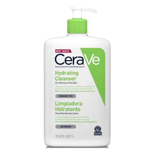 CeraVe Hydrating Foaming Cleanser 1000 ml