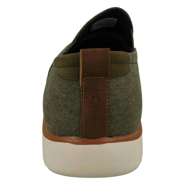 Hush Puppies Mens Hush Puppies Lightweight Canvas Shoes Danny Slip On