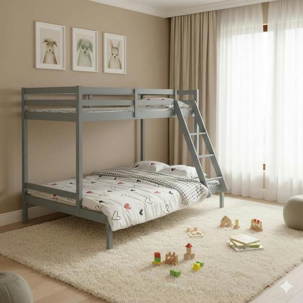 Surrey Bunk Bed Grey