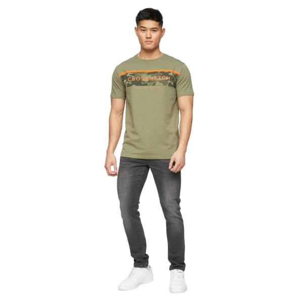 Crosshatch Mens Barbeck Slim Jeans - Grey Wash - 