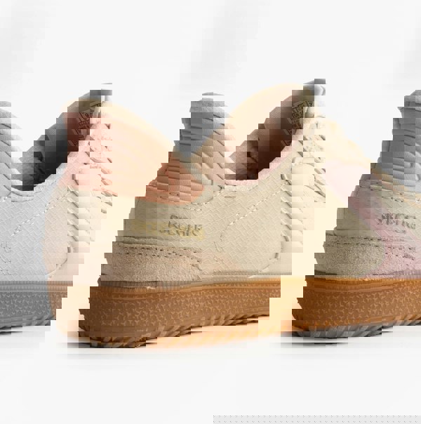 Skechers 185323/NTPK HOTSHOT Womens Trainers Natural Nylon/LeatherPink