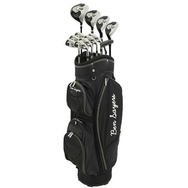 Ben Sayers Black/Grey - Cart Bag Graphite/Steel - Right Hand + 1 Inch