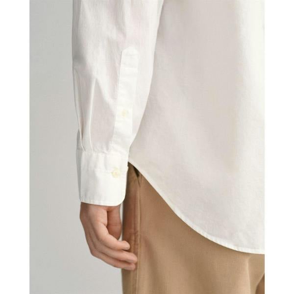 Gant Mens Poplin Shirt - White - 