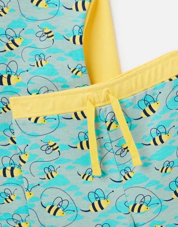 Luca and Rosa Busy Bees Boys Jersey Pyjamas