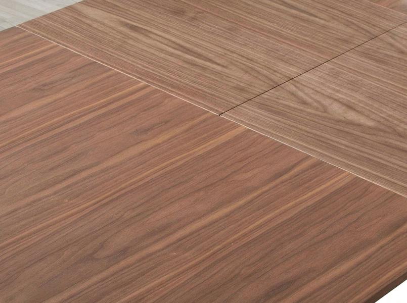 Angel Cerdá Rectangular walnut extending dining table 1008