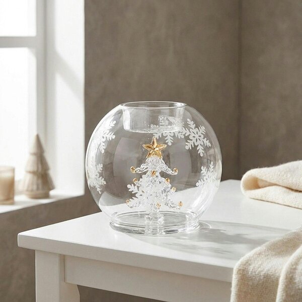 Garden Greatness Contemporary Glass T Light Holder