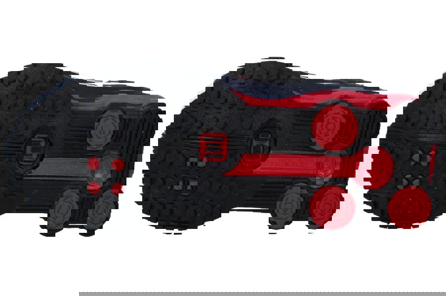 Nike Shox R4 GS Cw2626  400 - Midnight Navy Gym Red White 400 - Photo 4