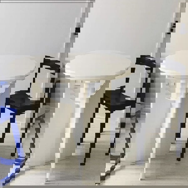 Alen Round Dining Table, White-Ritconcept-Rit Concept