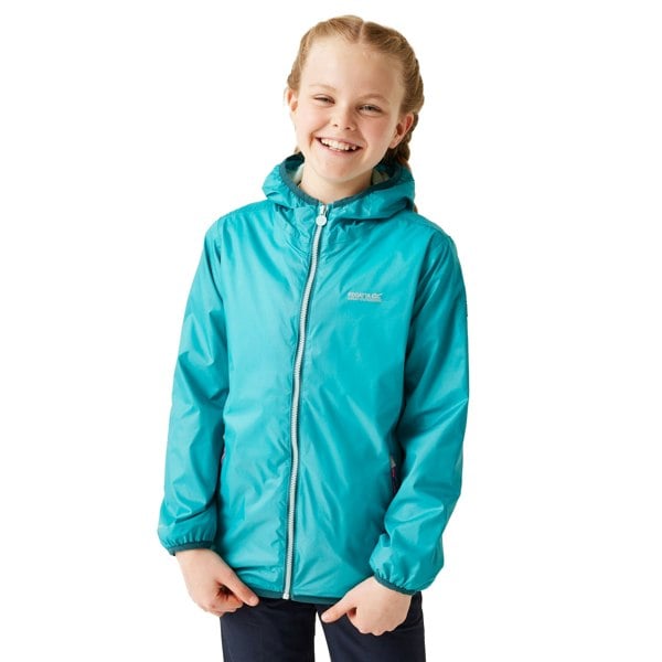 Regatta Great Outdoors Childrens/Kids Lever II Packaway Rain Jacket - Tahoe Blue