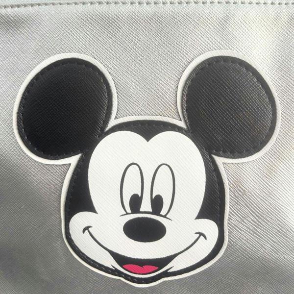 Onomato! Disney Mickey Mouse Backpack with Adjustable Padded Straps Silver