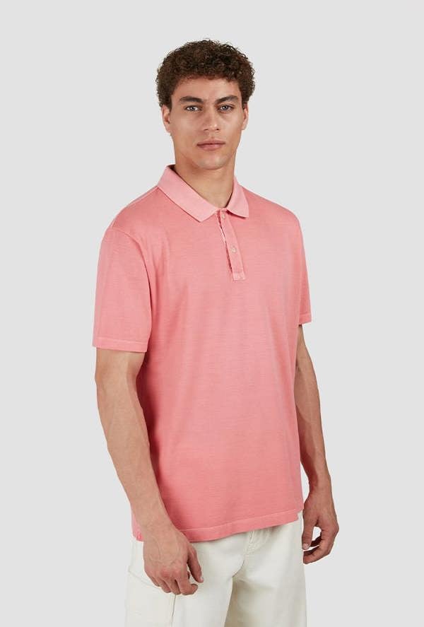 Paul & Shark Men's Garment-Dyed Cotton Pique Polo Shirt