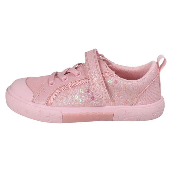Clarks Girls Clarks Canvas Foxing Gleam
