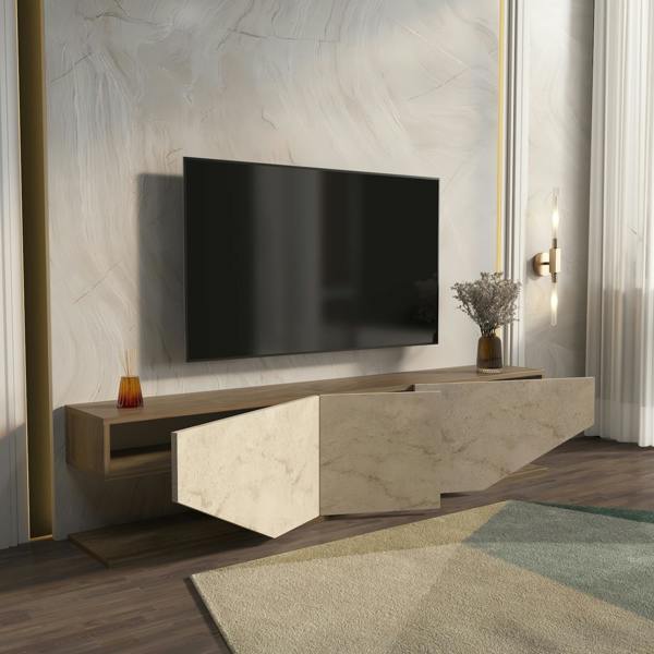 Decorotika Incia Modern Tv Stand TV Unit TV Cabinet for TV's up to 78"