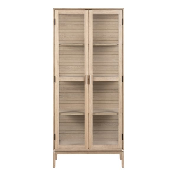 Furniture To Go Linley Display Cabinet in White Oak
