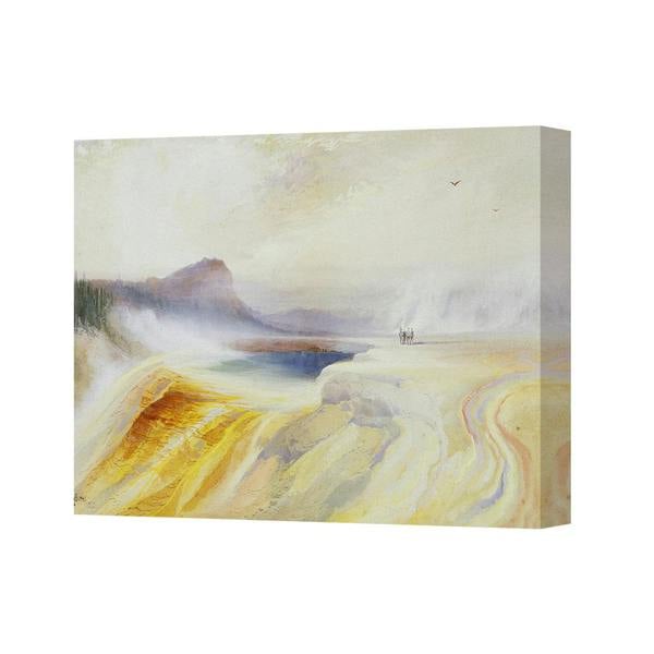 Benjamin Tate Design Contemporary Canvas Art Print Coastal Beach Landscape