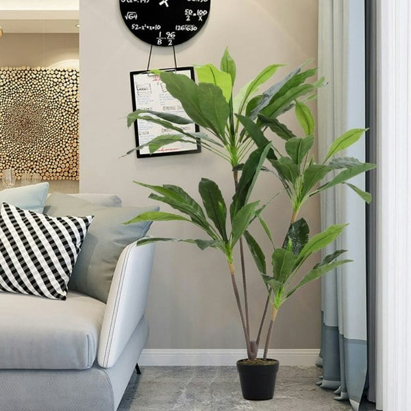 Large Indoor Artificial Potted Tree Living and Home 