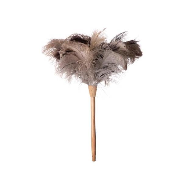 Groundsman Bamboo Ostrich Feather Duster - Brown