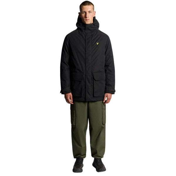 Lyle & Scott Jet Black Membrane Parka XS
