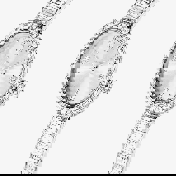 Swarovski Matrix Crystal Silver Tone Bangle Watch 5677487