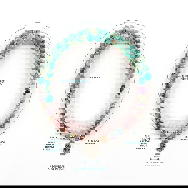 Myga Rebirth Mala Bead Necklace