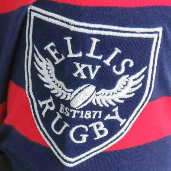 1st England Rugby T-Shirt International Match Ellis Rugby Crest