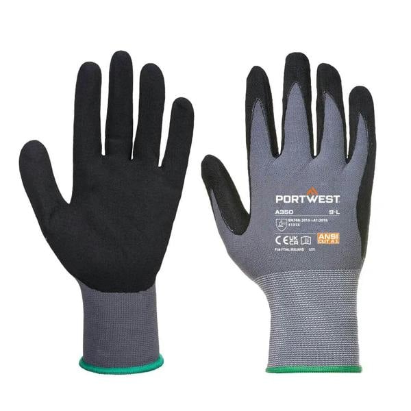 Grip 15 Nitrile Sandy Glove  (Pack of 12) - Hi-Vis Trousers