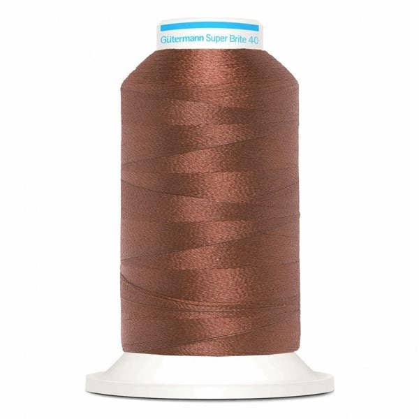 Gutermann Super Brite Polyester 40 Embroidery Thread 1000m Polyester Thread Suitable For Embroidery