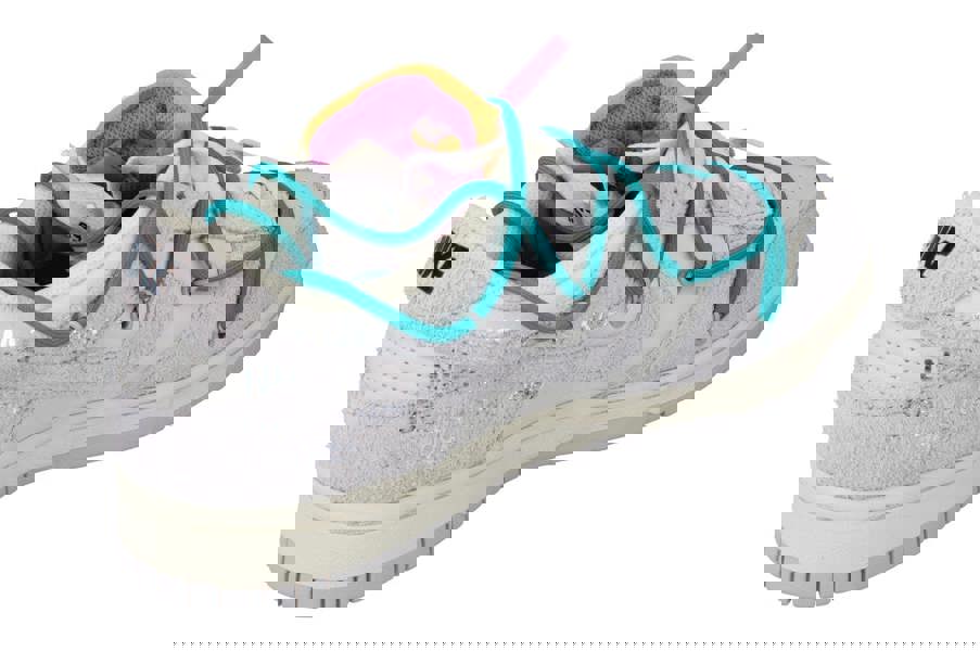 Nike Dunk Low Off X White Mens Trainers Dj0950  107 - Lot 36 Sail Neutral Grey Energy 107 - Photo 2