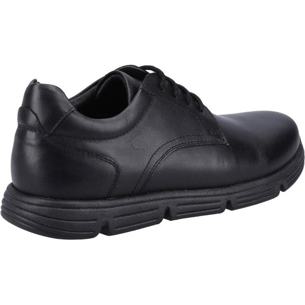 Hush Puppies Adrian SNR Leather Boys's Black Shoes