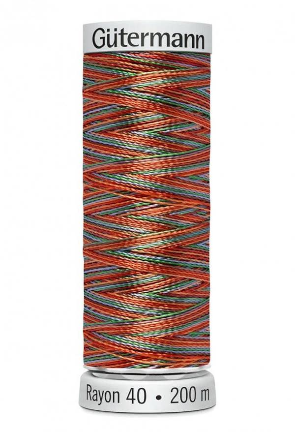 Gutermann No 40 Sulky Rayon Embroidery Thread 200m Rayon Thread Suitable For Embroidery