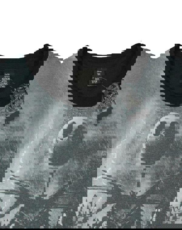 Disney The Nightmare Before Christmas Womens Black Jack Skellington Christmas Jumper