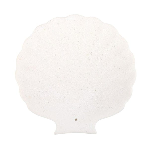Serano Off White Scallop Shell Incense Stick Holder