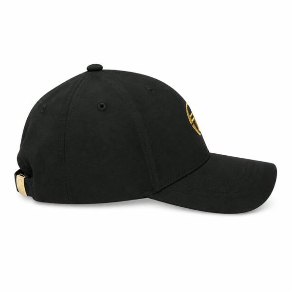 Sergio Tacchini Marz Classic 6 Panel Strapback Cap Black/Gold