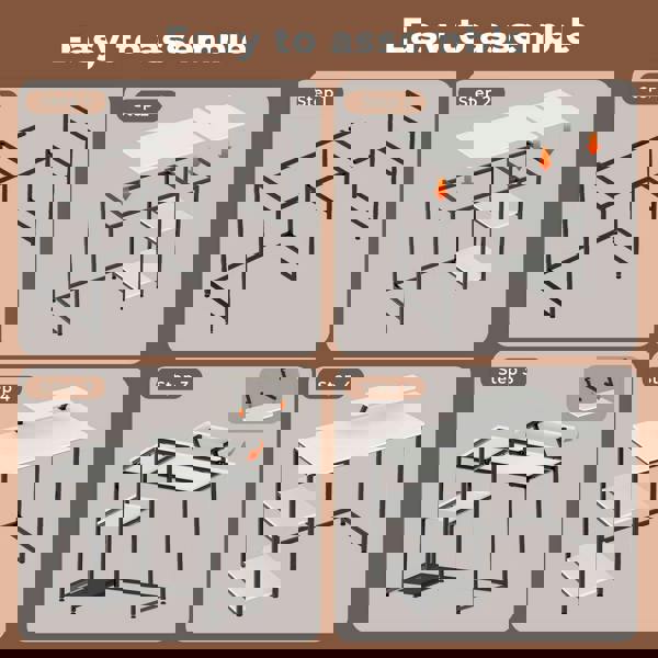 Levede Computer Desk Home Office Table with Storage Shelves Monitor Stand White