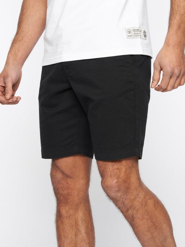 Duck and Cover Moreshore Chino Shorts Black