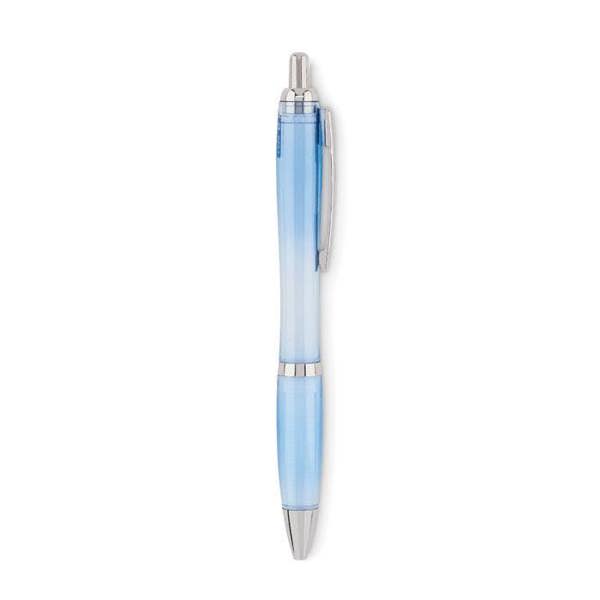 MidOcean Rio RPET Ballpoint Pen - Transparent Light Blue - 