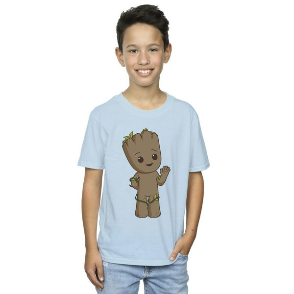 Marvel Boys I Am Groot Cute Groot T-Shirt - Baby Blue