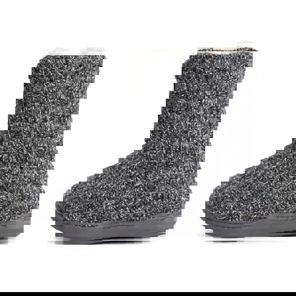 VIVA Polar Women's Memory Knitted Faux Fur Rubber Sole Winter Slippers