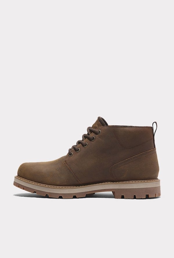 Timberland Men's Britton Road Mid Lace-Up Waterproof Chukka Boot - Brown