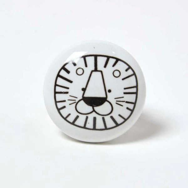 HOMESCAPES Set of 12 Animal Safari Furniture Drawer Knobs